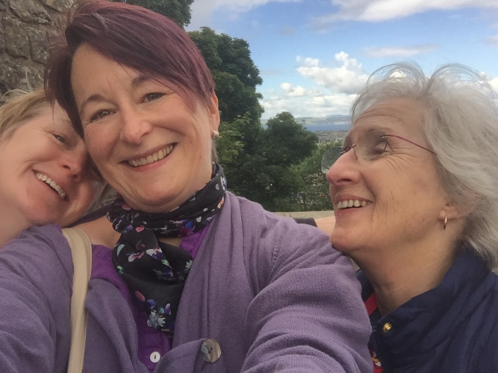 Edinburgh selfie with my Super Sister and mum.
