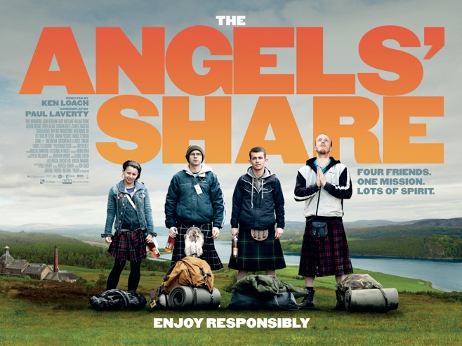 Poster for the Angel's Share by Ken Loach