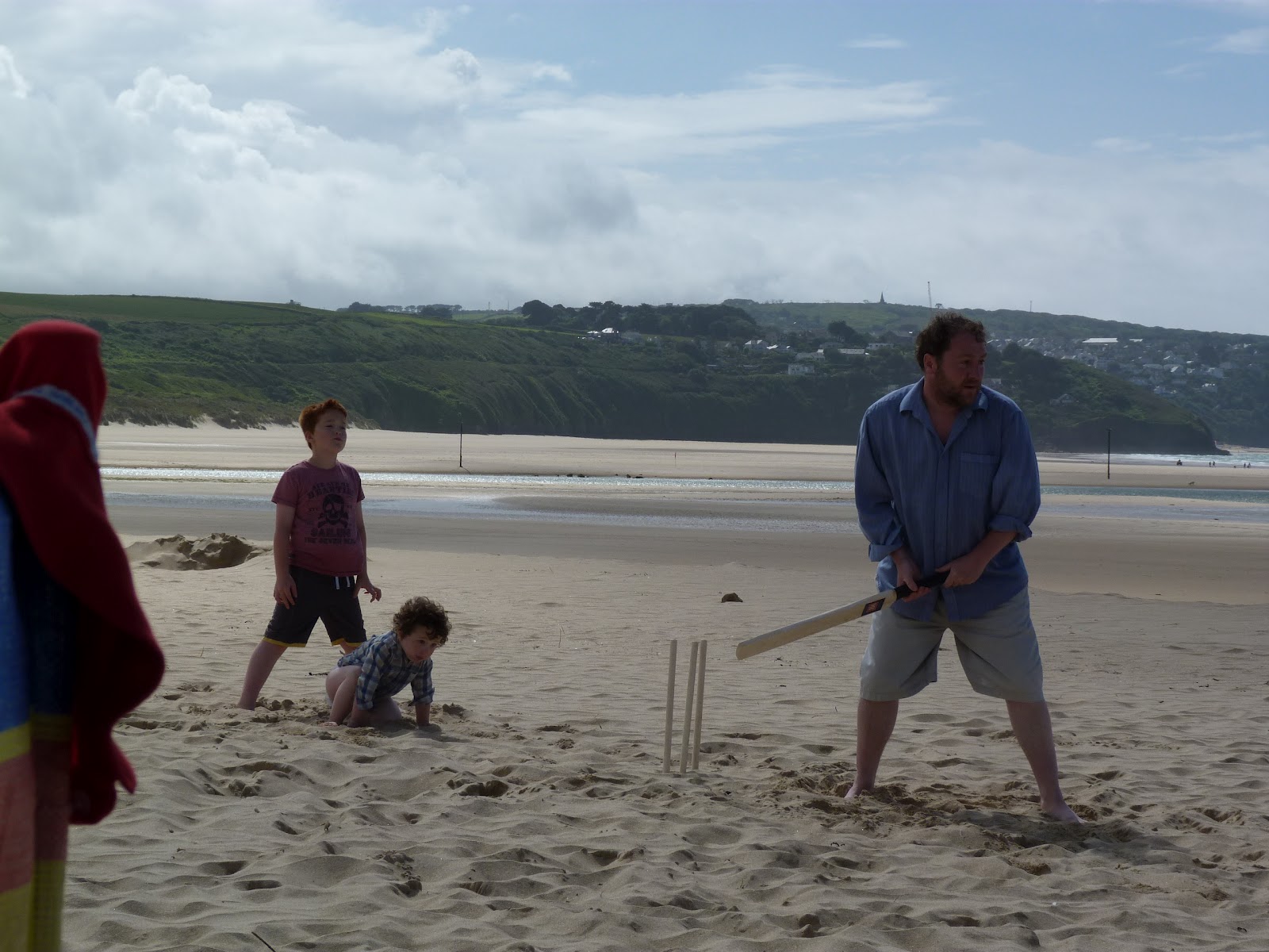 Cricket on Hayle Beach