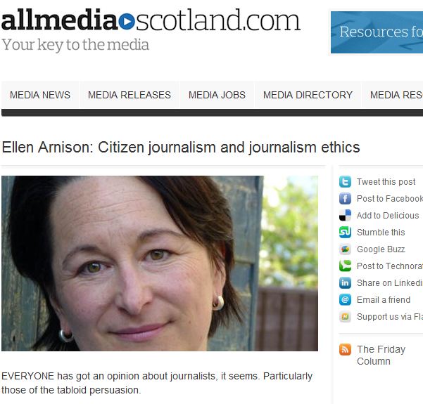 Ellen Arnison All Media Scotland