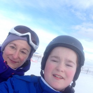 snow selfie